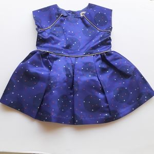 Cat and Jack Baby Girls Blue/Purple  Dress Size 12M